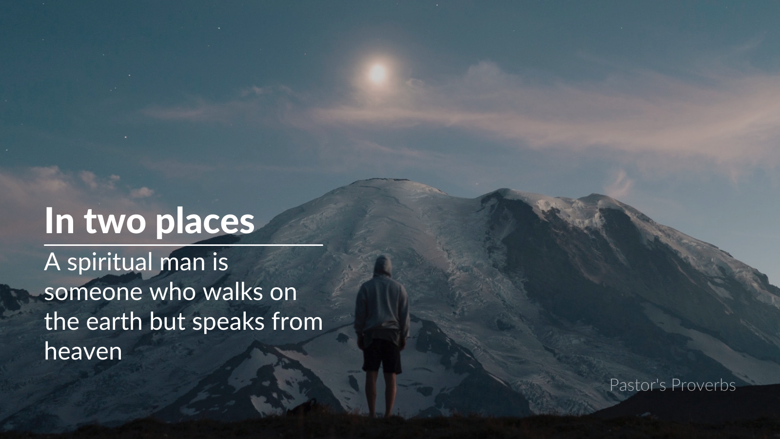 In two places