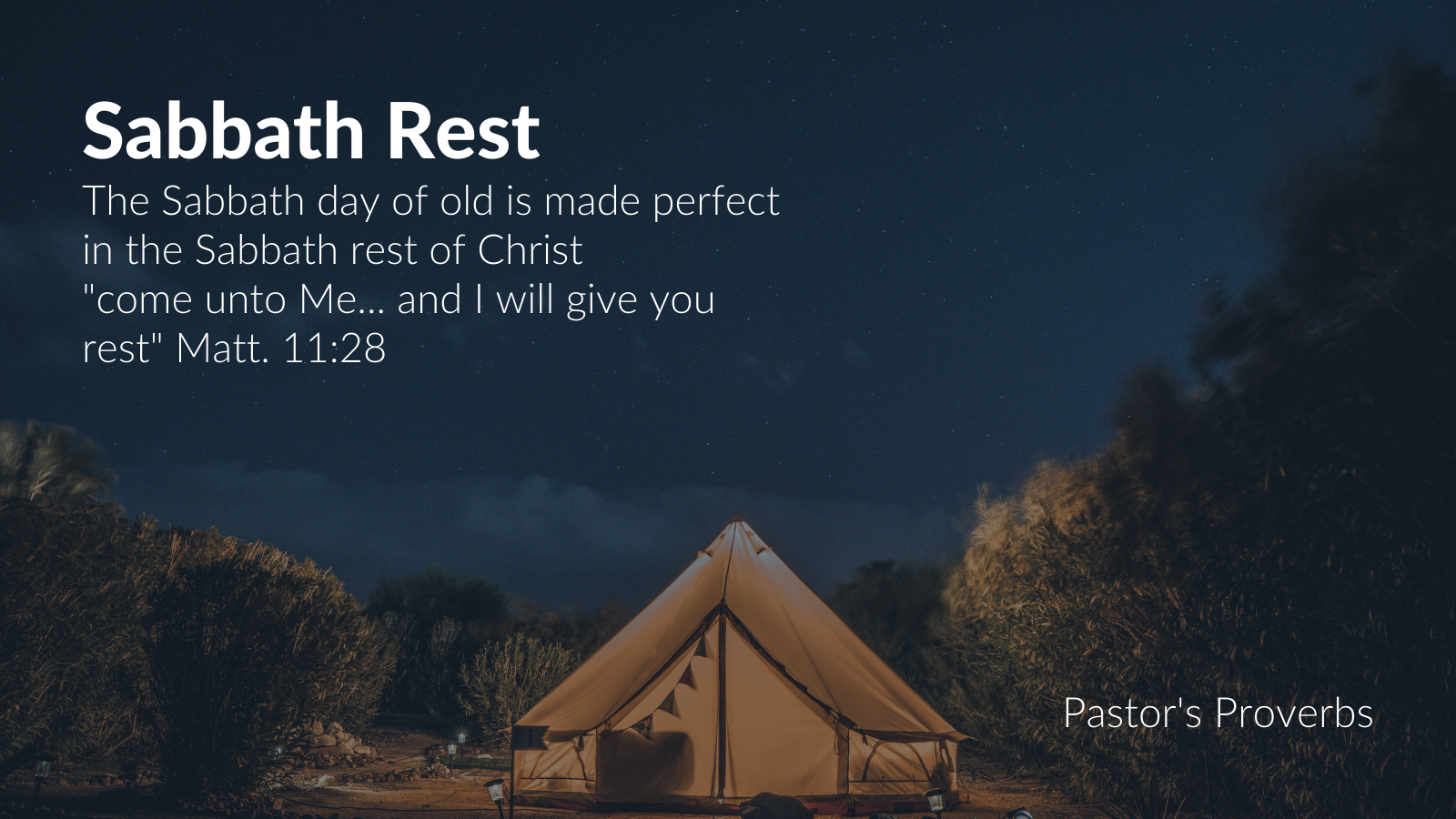 Sabbath Rest